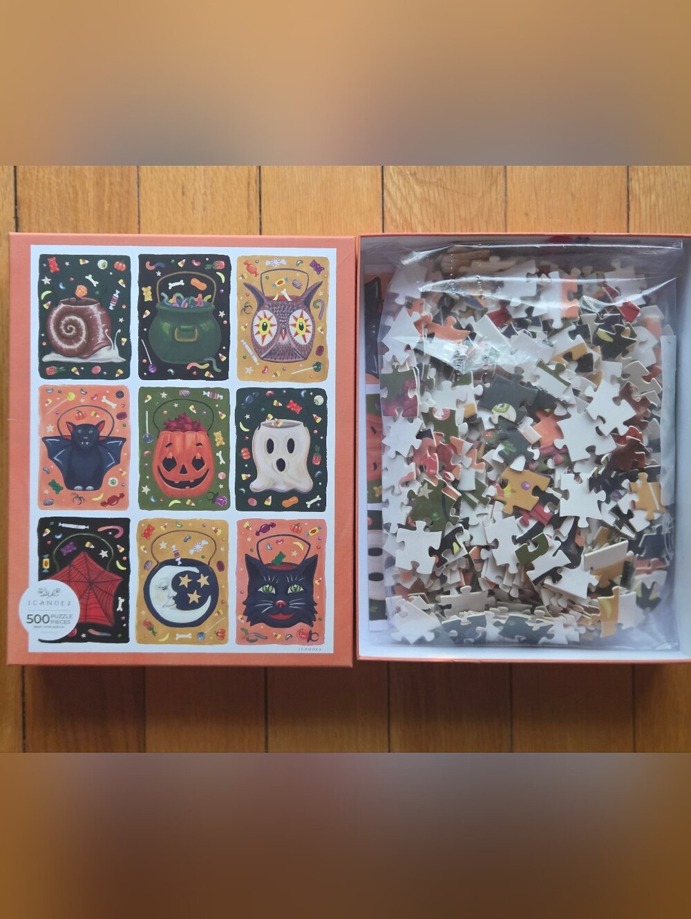 1canoe2 Halloween Patchwork 500 Jigsaw Puzzle